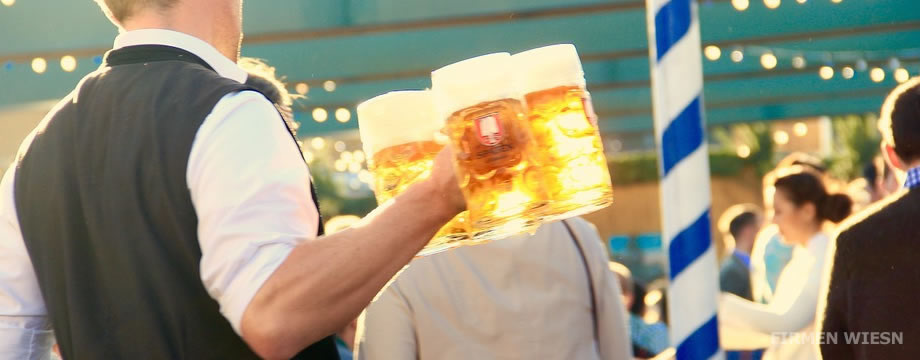 Tischreservierung auf dem Oktoberfest 2024 - Tische für Firmen und Unternehmen - Agentur Service und Business Bundles - Angebote Firmenwiesn München